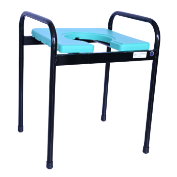 Commode Stool with Arm Rest (Fixed)